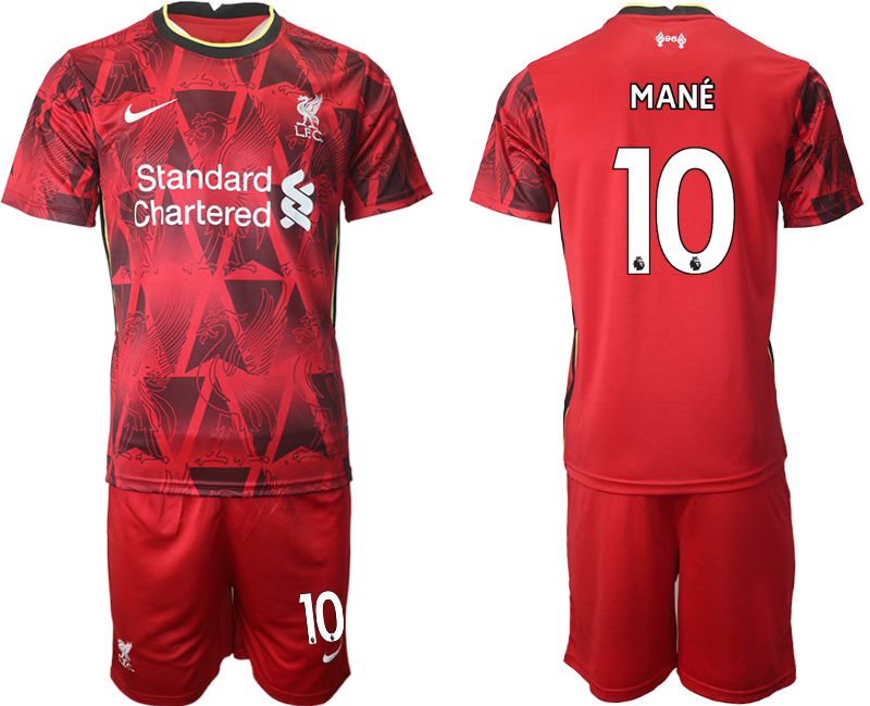 Men 2021-2022 Club Liverpool home red #10 Nike Soccer Jersey